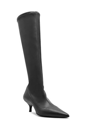 Boots in black synthetic leather strech GIA BORGHINI | HERA5000